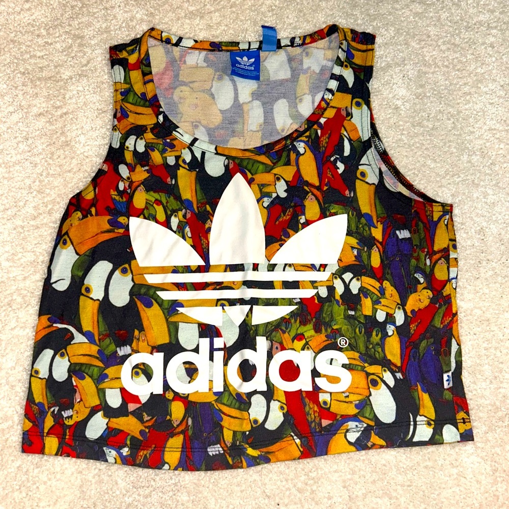 Crop Top Adidas Toucan Shirt